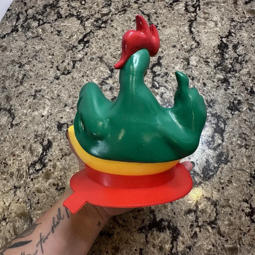 Kelloggs Corn Flakes VTG Advertising Rooster Bowl Cornelius the Aronson NY 2000